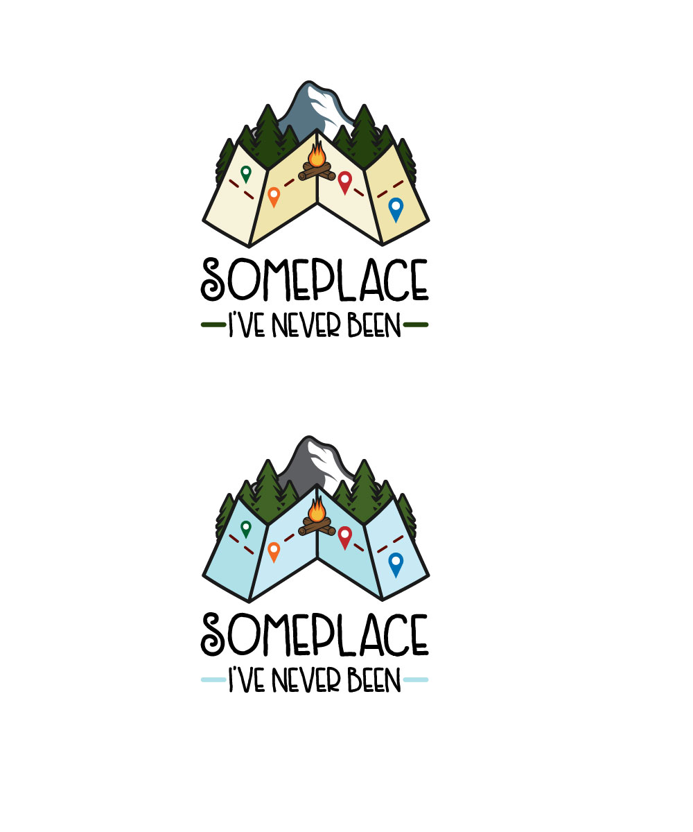 Logo Design by Amethystica for Someplace I've Never Been | Design #20833633
