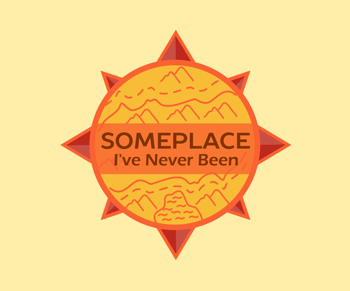 Logo Design by symbolman for Someplace I've Never Been | Design #20823315