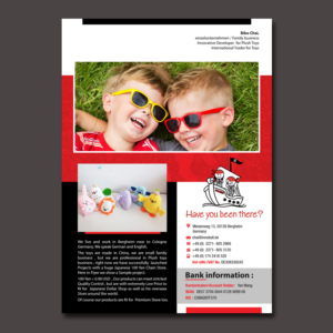 need a Flyer for Plush Toy company | Flyer-Design von Schöpfer