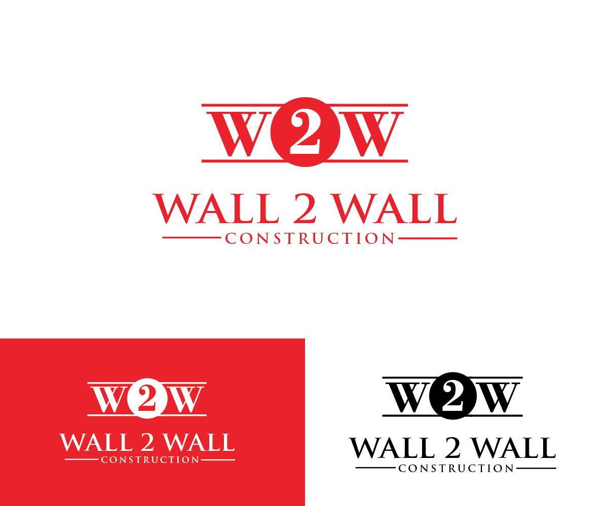 Logo Design by renderman for Wall 2 Wall | Design #20801418