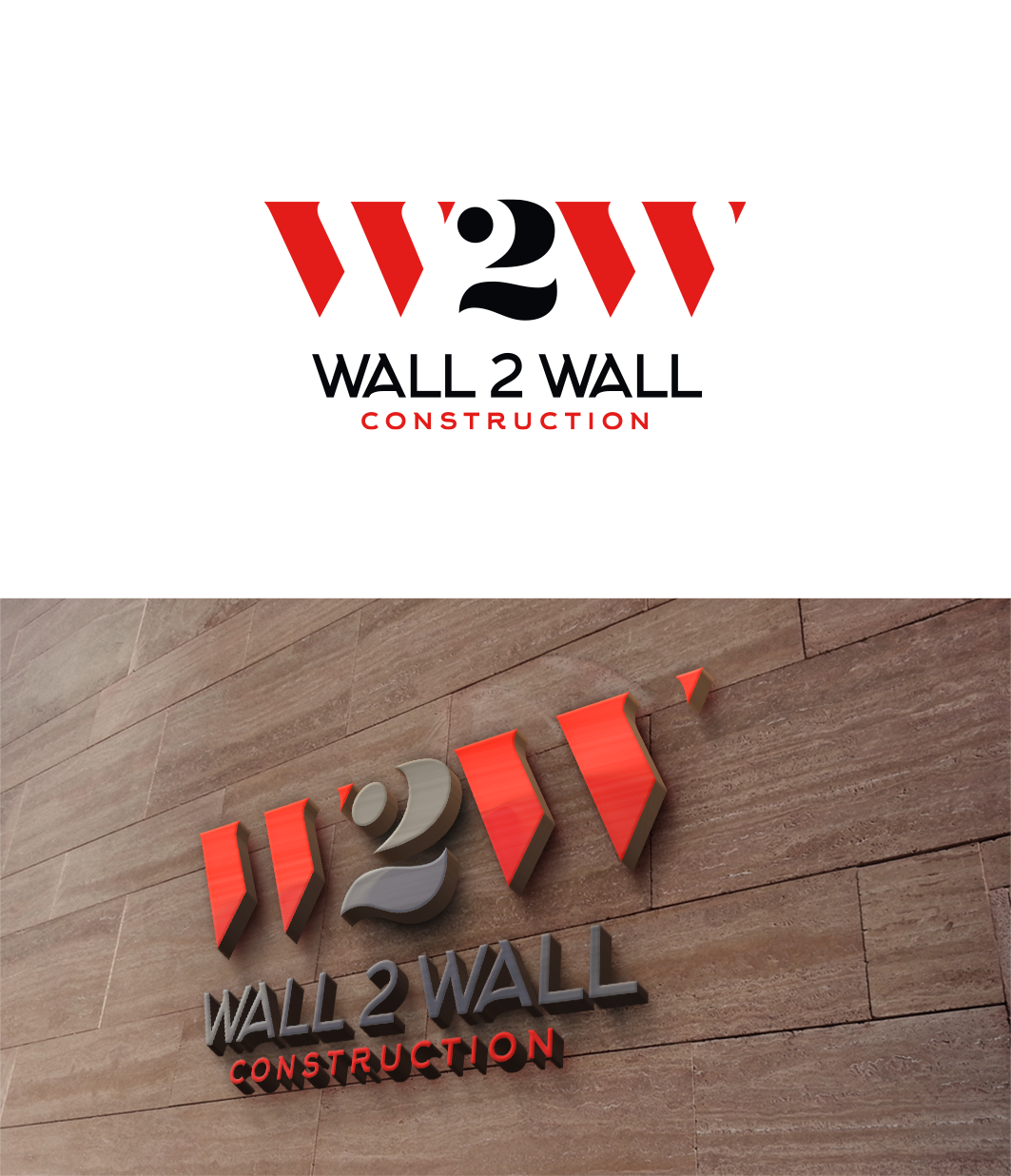 Logo Design by trufya for Wall 2 Wall | Design #20824871