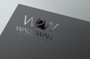 W2W                                  Wall 2 Wall Construction  | Diseño de Logo por GLDesigns
