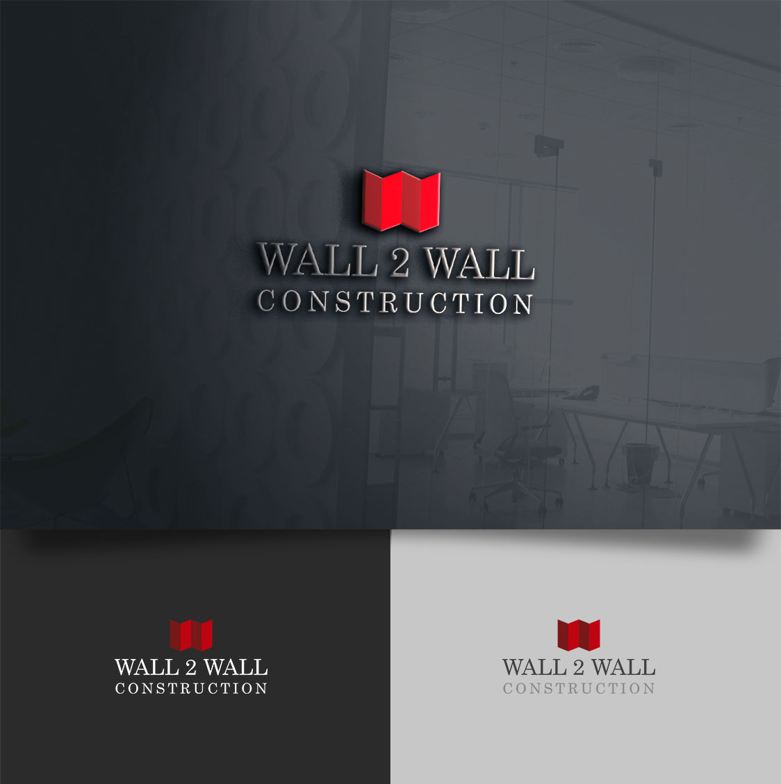 Logo Design by rafaeldsgn for Wall 2 Wall | Design #20804680