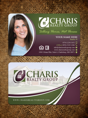 Charis Realty Business Cards template for all our agents. 