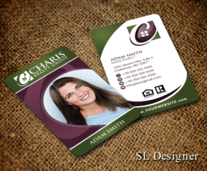 Charis Realty Business Cards template for all our agents.  | Business Card Design by SL Designer