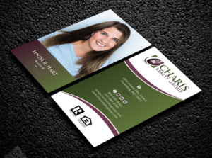 Charis Realty Business Cards template for all our agents.  | Business Card Design by Bold Pixels