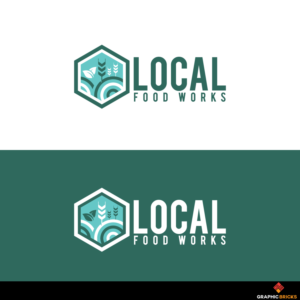 Local Food Works | Logo Design by Graphic Bricks