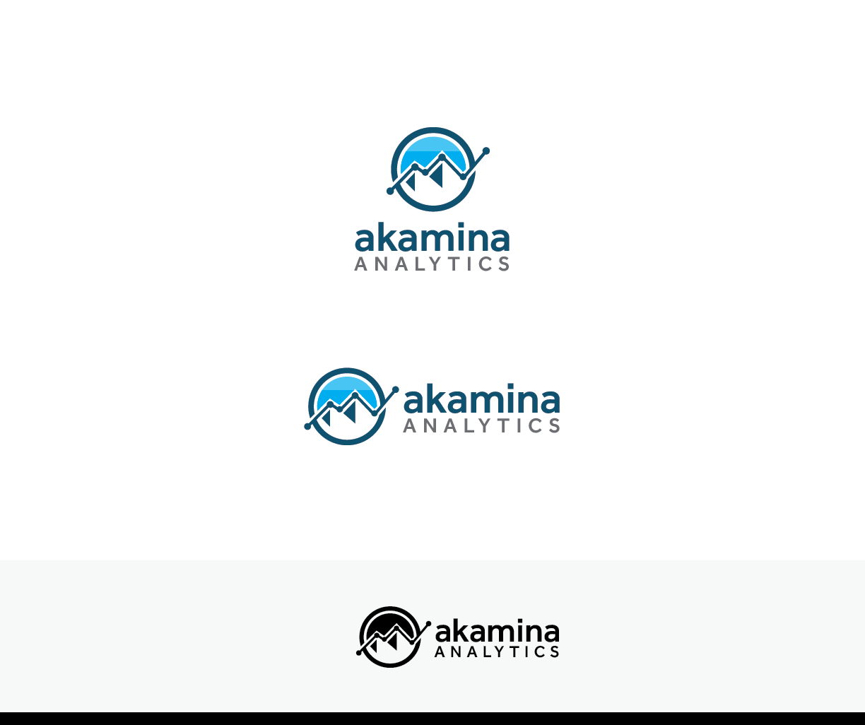 Logo Design by Knockout for Akamina Analytics | Design #20800581