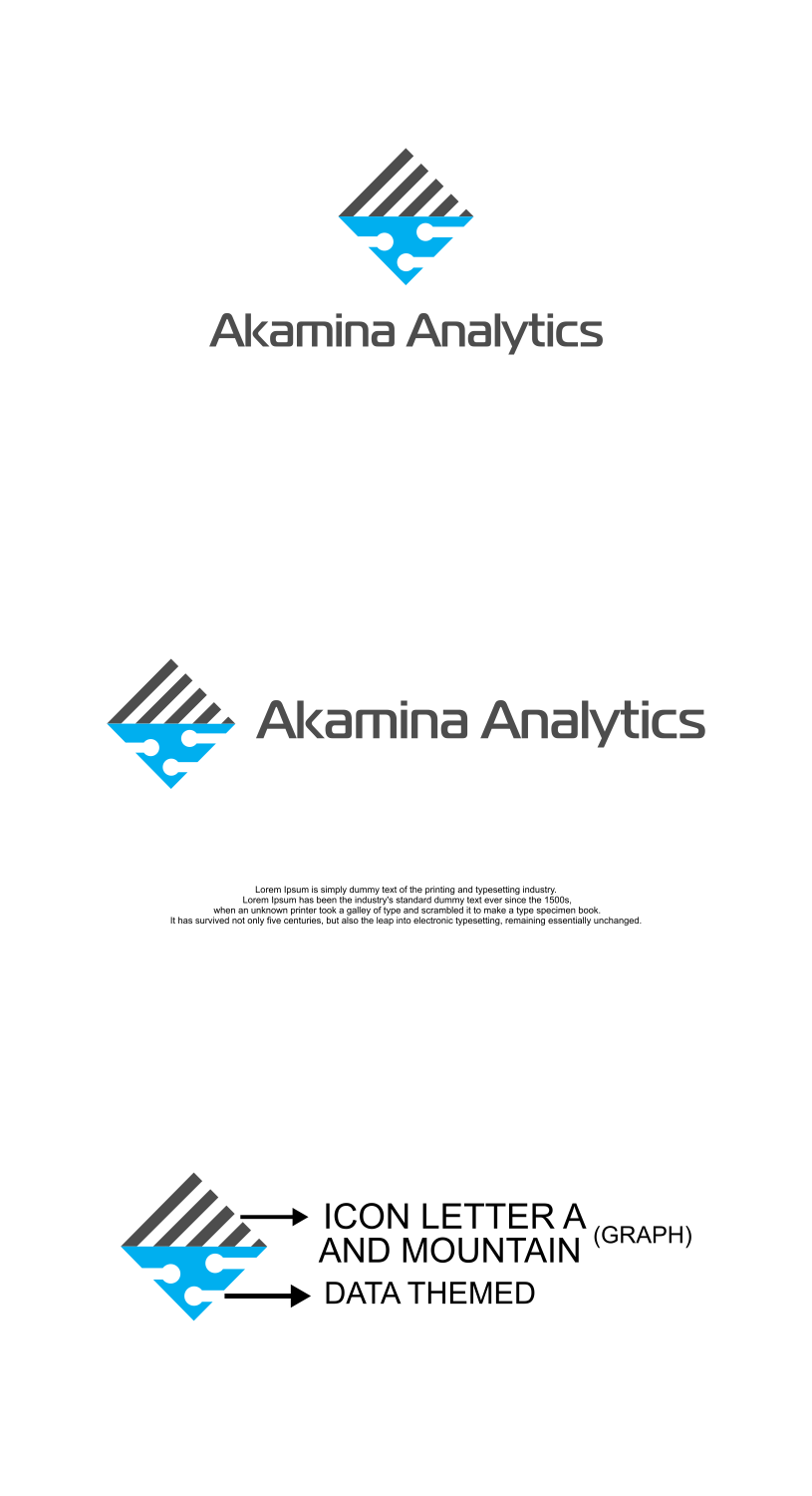 Logo Design by art0_MORO for Akamina Analytics | Design #20800567