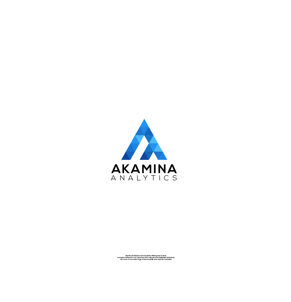 Logo Design by Ui Sohal for Akamina Analytics | Design #20834677