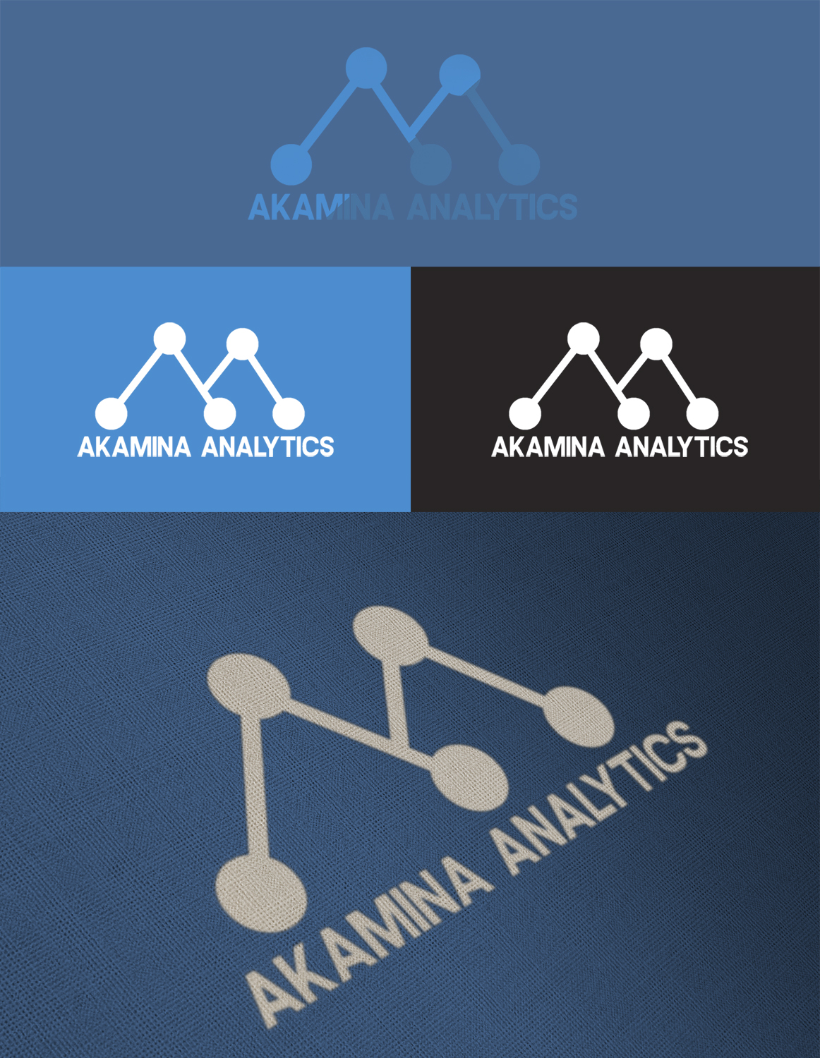 Logo Design by KAREEMGFX for Akamina Analytics | Design #20799483