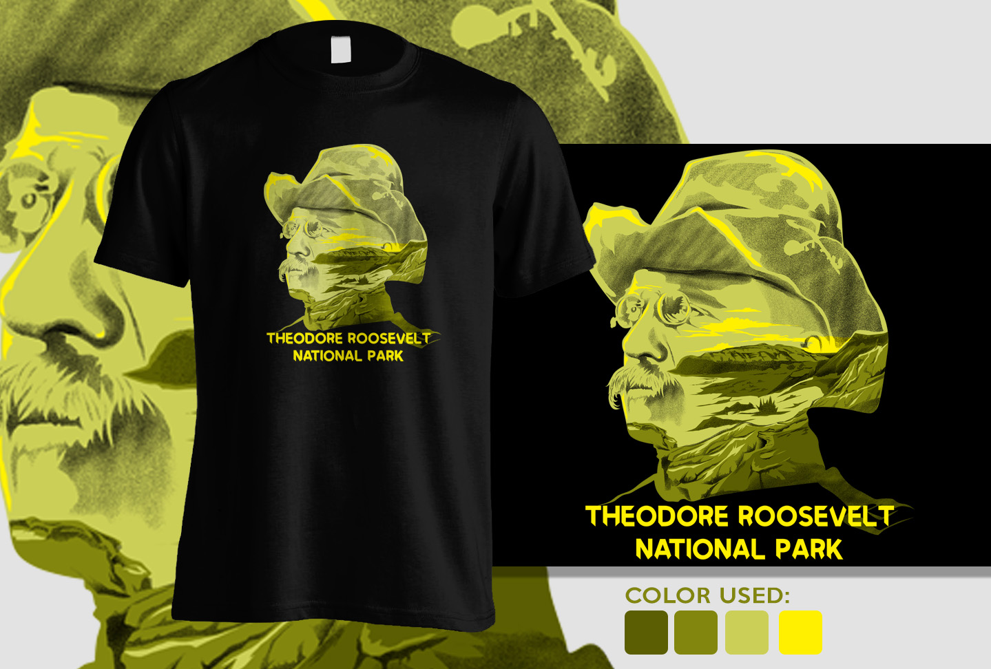 Diseño de Camiseta por mckirbz para Theodore Roosevelt Nature & History Association | Diseño #20830893