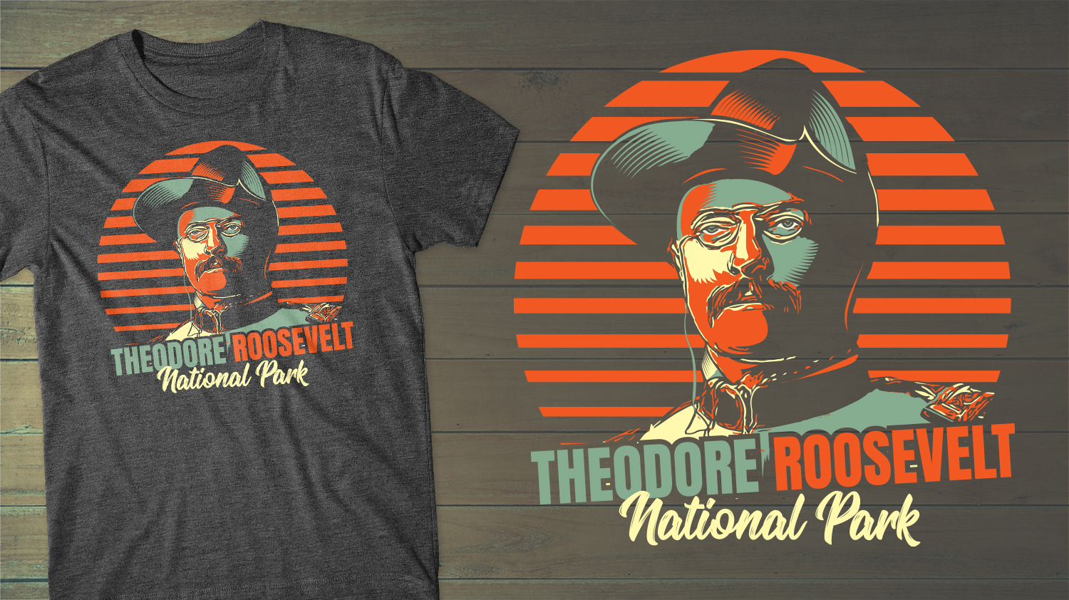 Diseño de Camiseta por db1404 para Theodore Roosevelt Nature & History Association | Diseño #20799664
