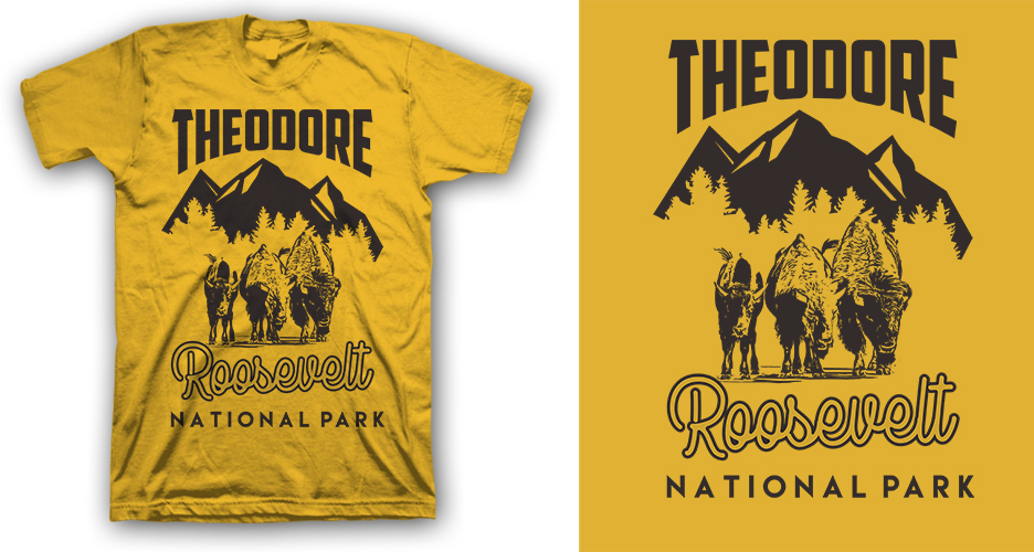 T-shirt Design by theodorusdick14 for Theodore Roosevelt Nature & History Association | Design #20849890