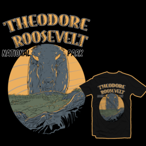 T-shirt for Theodore Roosevelt National Park | Diseño de Camiseta por Tomi Ax