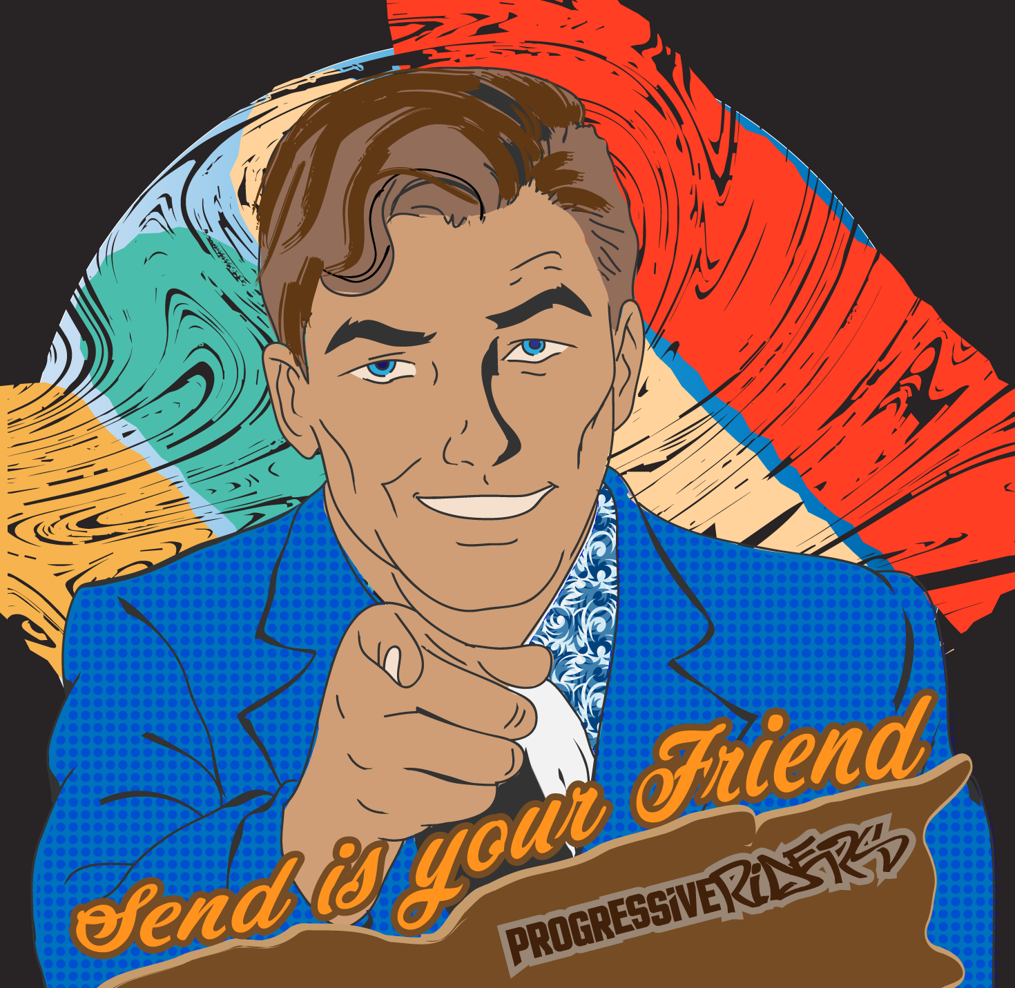 T-shirt Design by mudspit76 for Slam Marketing Ltd. | Design #20855943