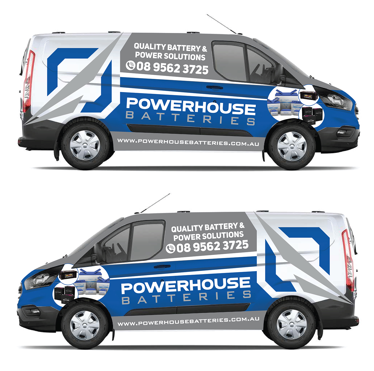 Car Wrap Design by Deziners Zone for Powerhouse Batteries Pty Ltd | Design #20830250
