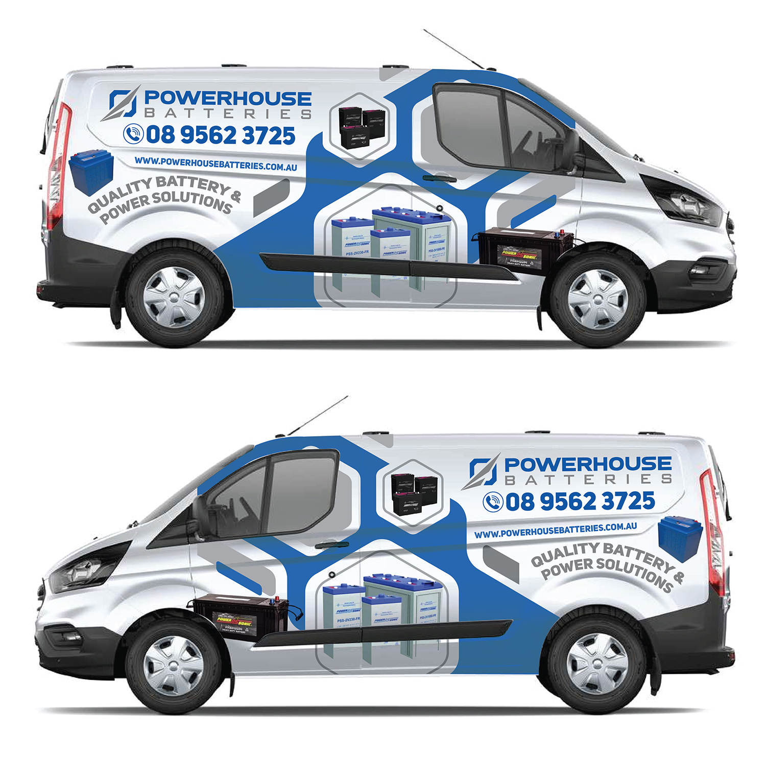 Car Wrap Design by Deziners Zone for Powerhouse Batteries Pty Ltd | Design #20830251