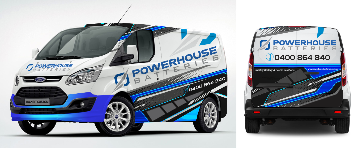 Car Wrap-Design von Legend Design &amp; Media für Powerhouse Batteries Pty Ltd | Design: #20874412