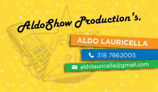 Diseño de Tarjeta de Presentación por Krishna para AldoShow | Diseño #2942758