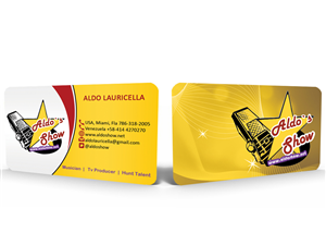 Business Card Design by Hardcore Design for AldoShow | Design: #2956829