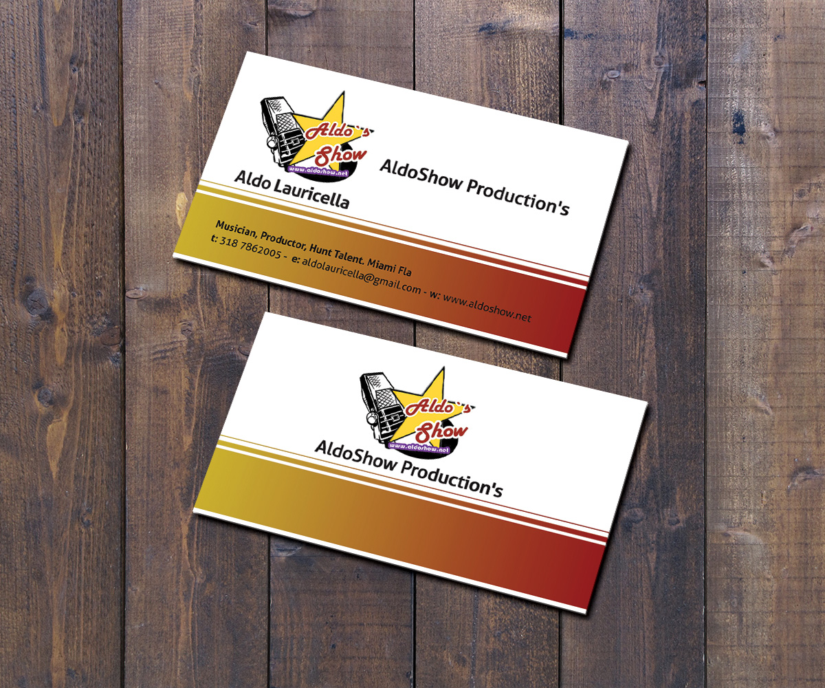 Business Card Design by Matrix5 Creative for AldoShow | Design #2931035