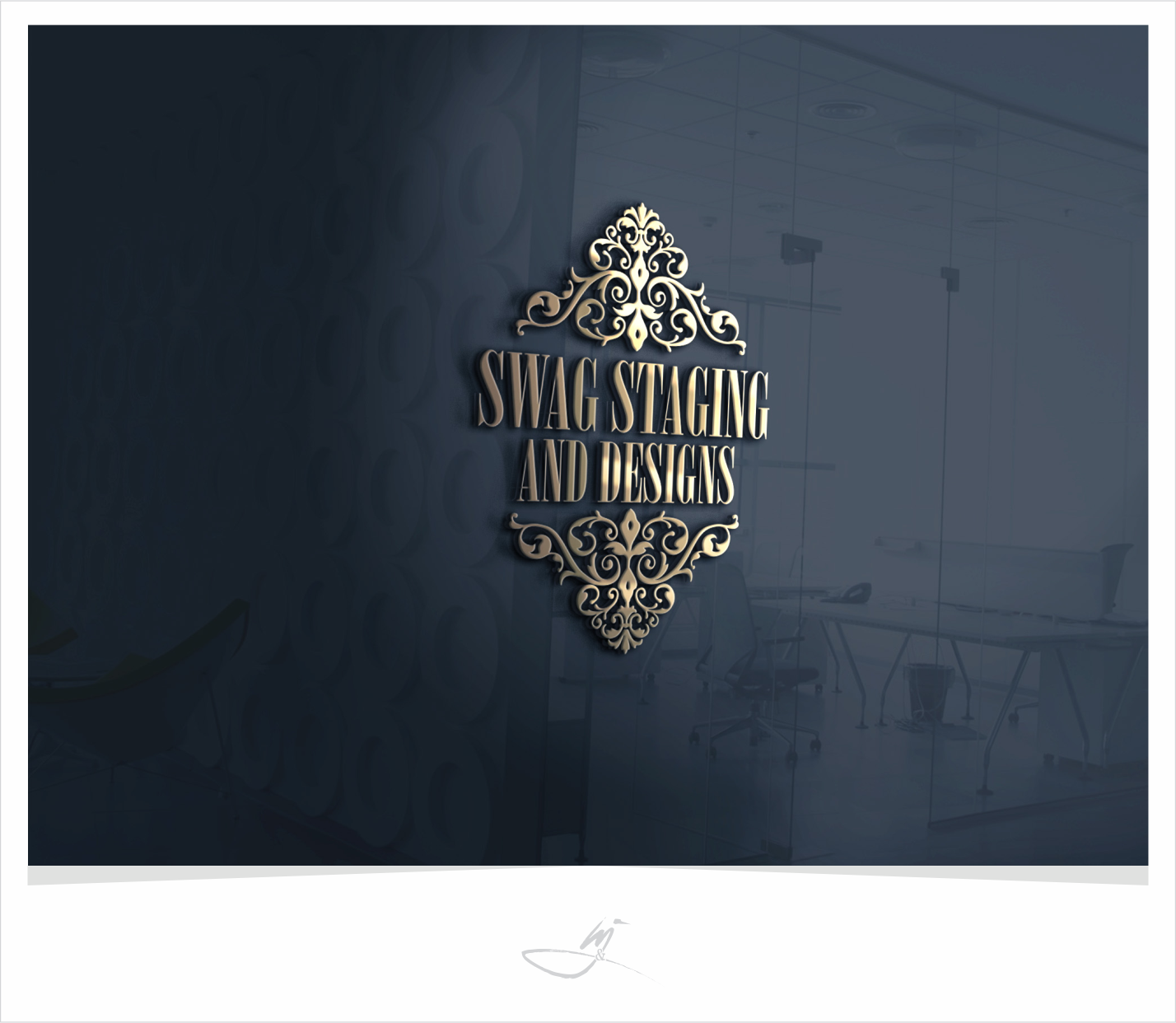 Logo Design by Mimi &amp; Max for Swag Staging and Designs | Design #20818744