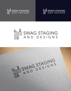 Logo Design by Ash_king for Swag Staging and Designs | Design: #20817176