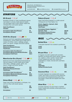 Design de Menu par rocktadiani pour ce projet | Design #20860815