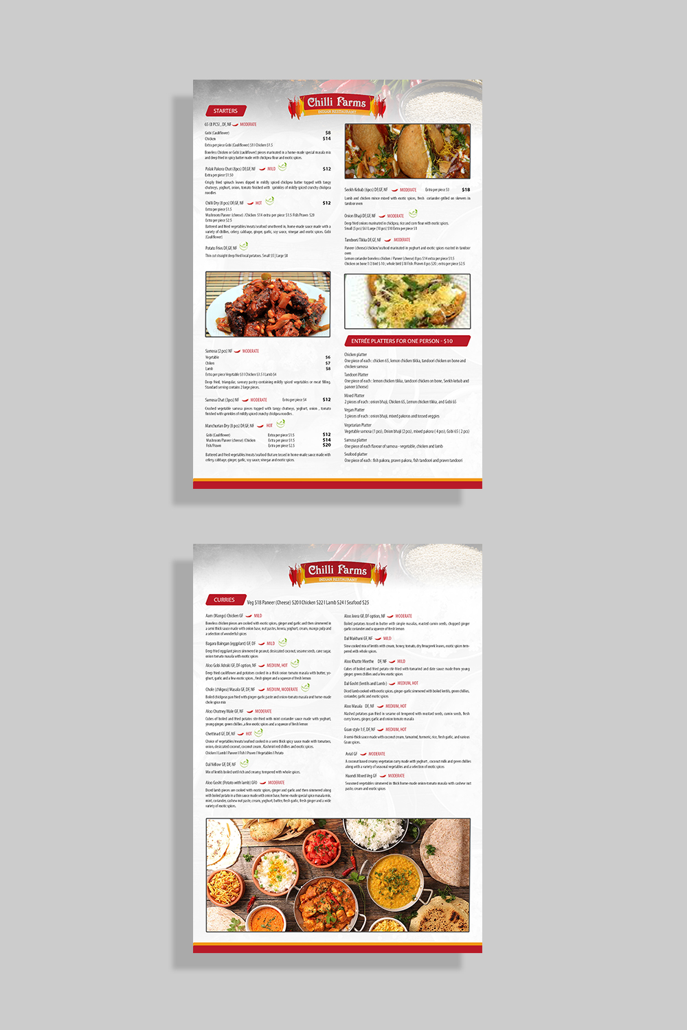 Diseño de Menú por debdesign para este proyecto | Diseño #20839523