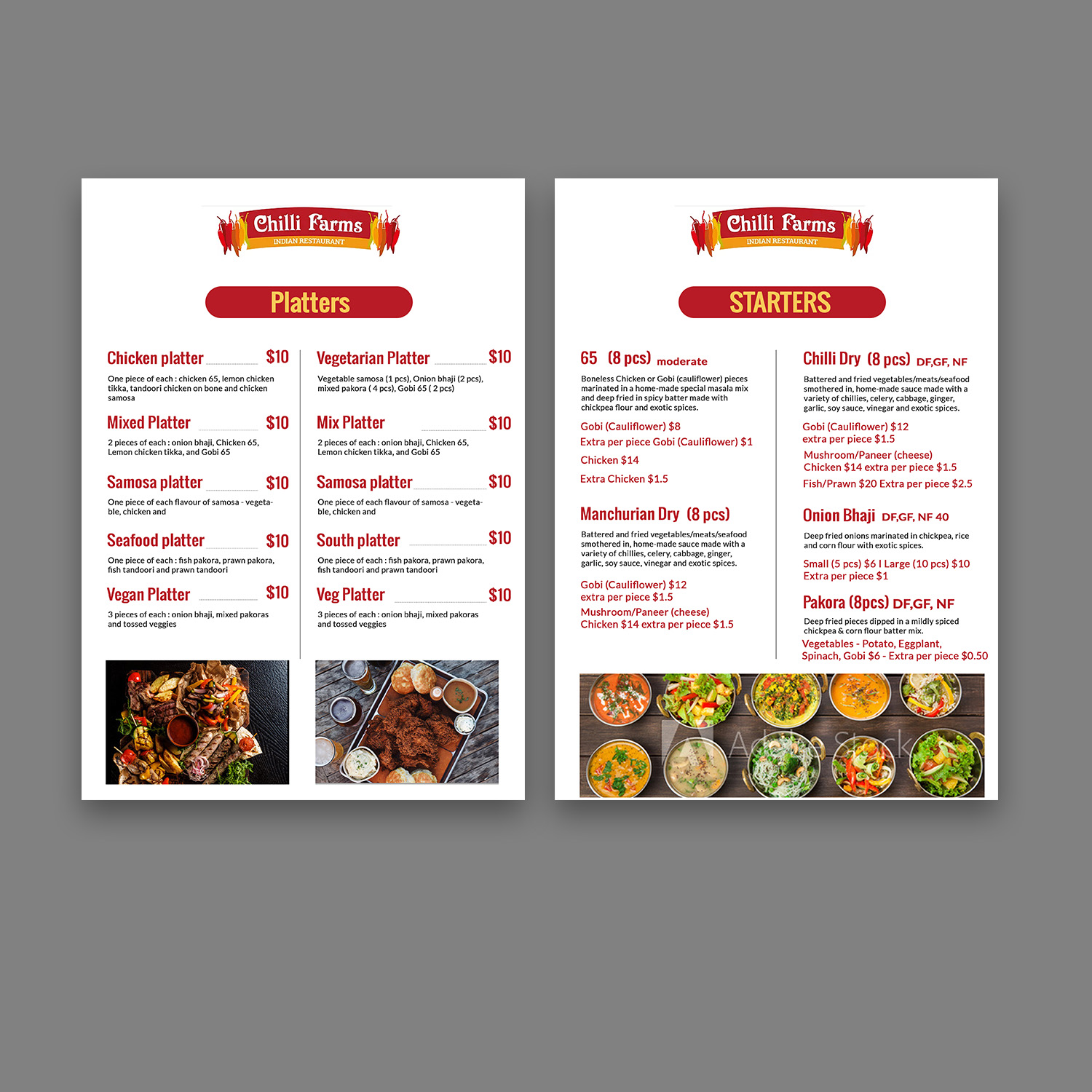 Diseño de Menú por debdesign para este proyecto | Diseño #20849579