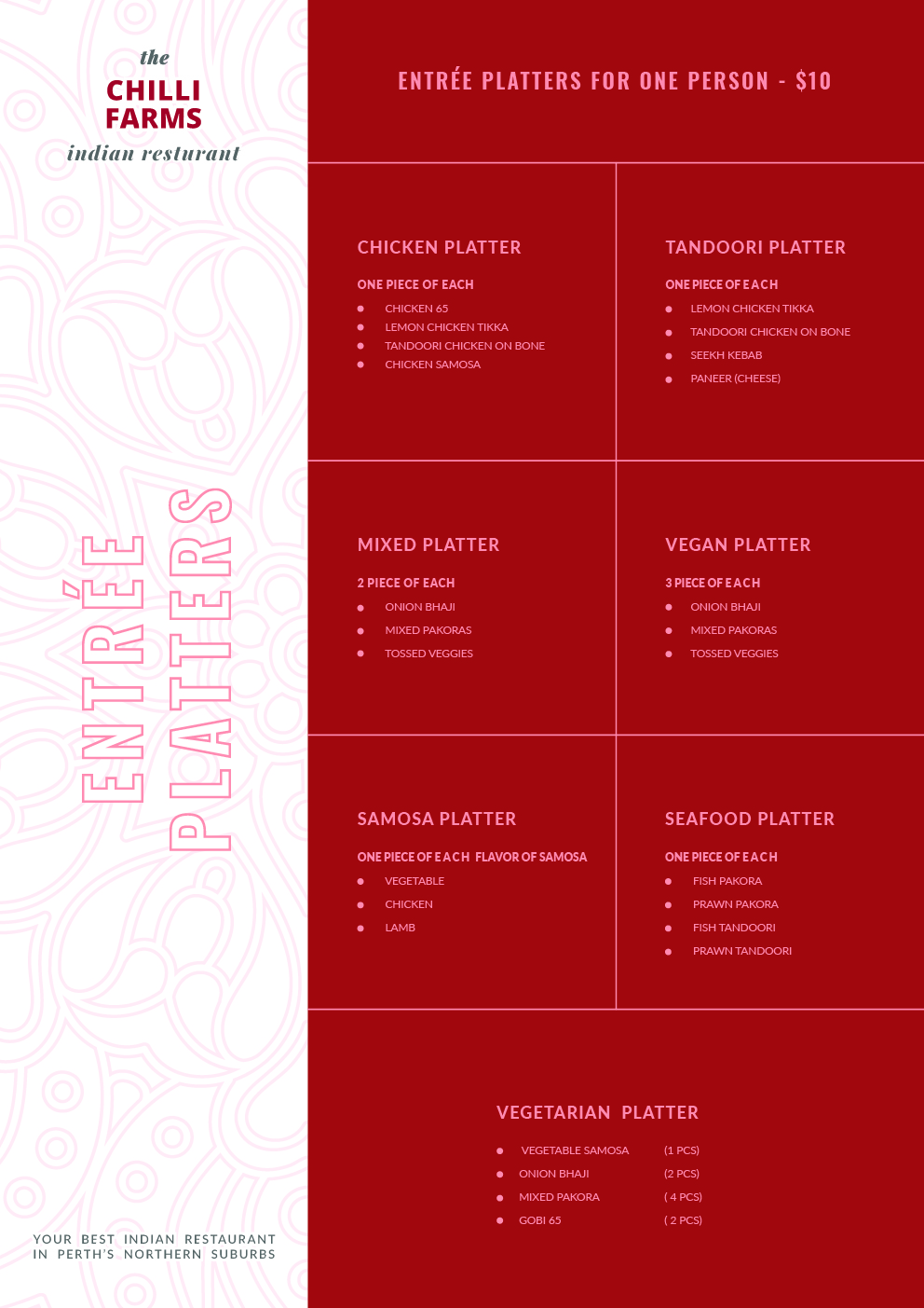 Diseño de Menú por Azmat-ullah para este proyecto | Diseño #20867413