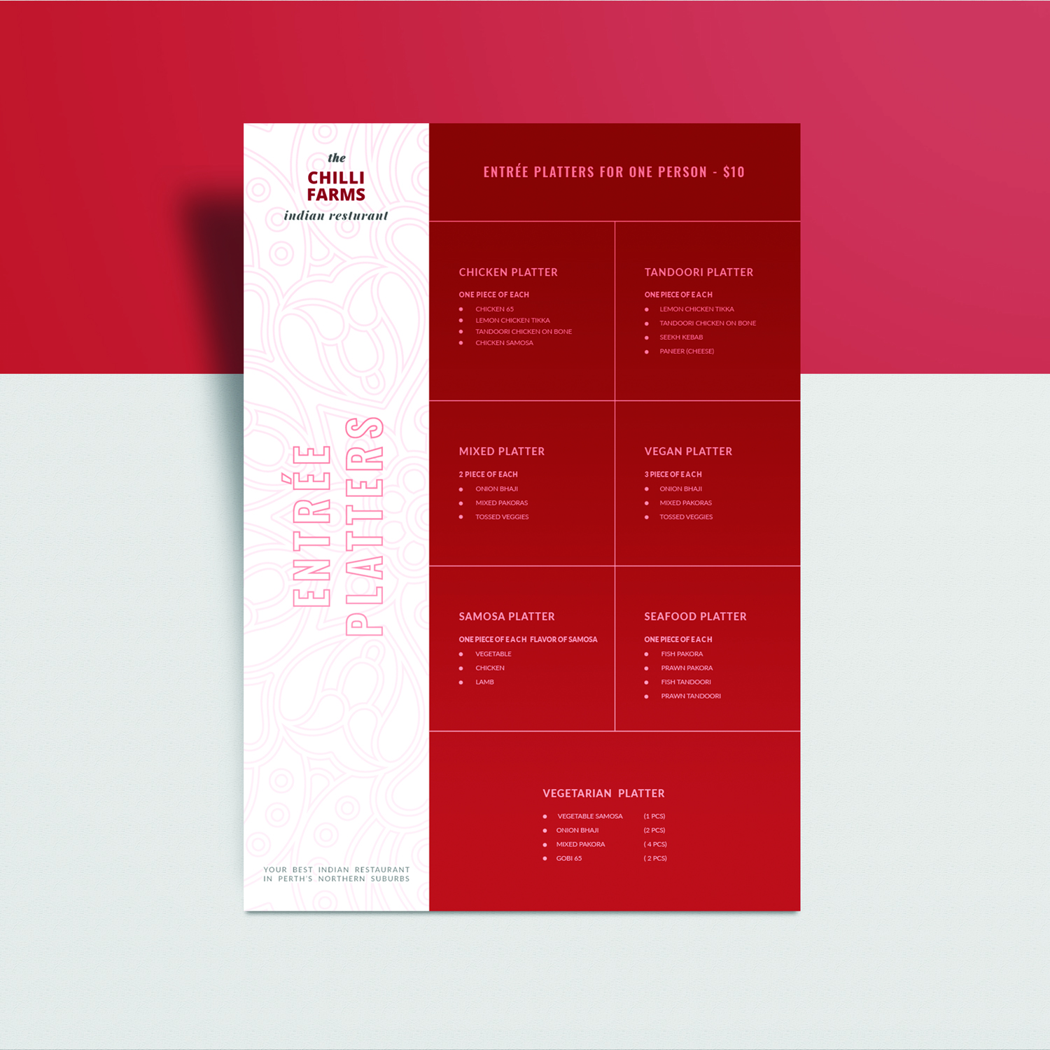 Diseño de Menú por Azmat-ullah para este proyecto | Diseño #20867415