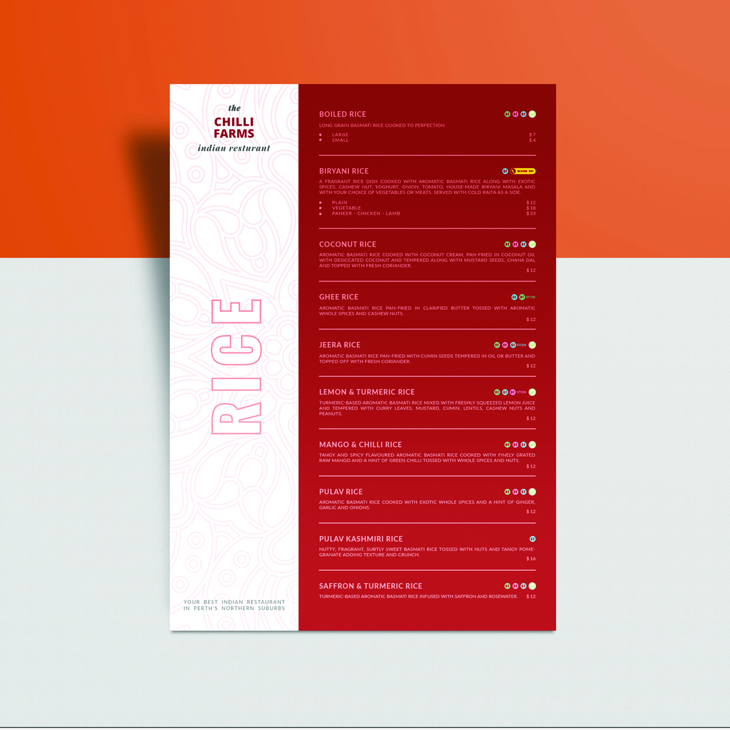 Diseño de Menú por Azmat-ullah para este proyecto | Diseño #20868500