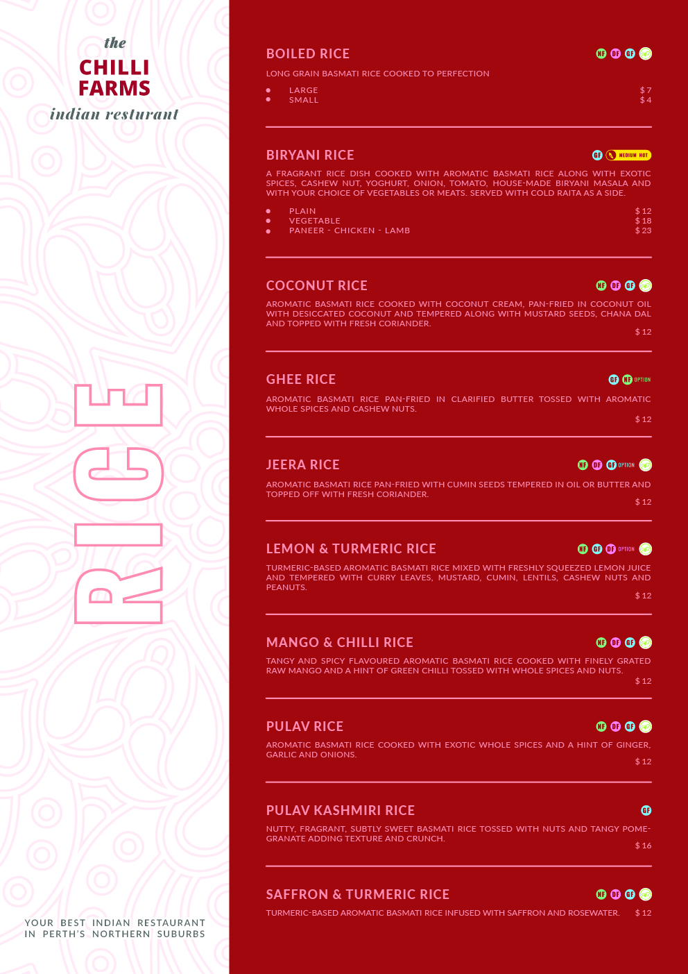 Diseño de Menú por Azmat-ullah para este proyecto | Diseño #20868501