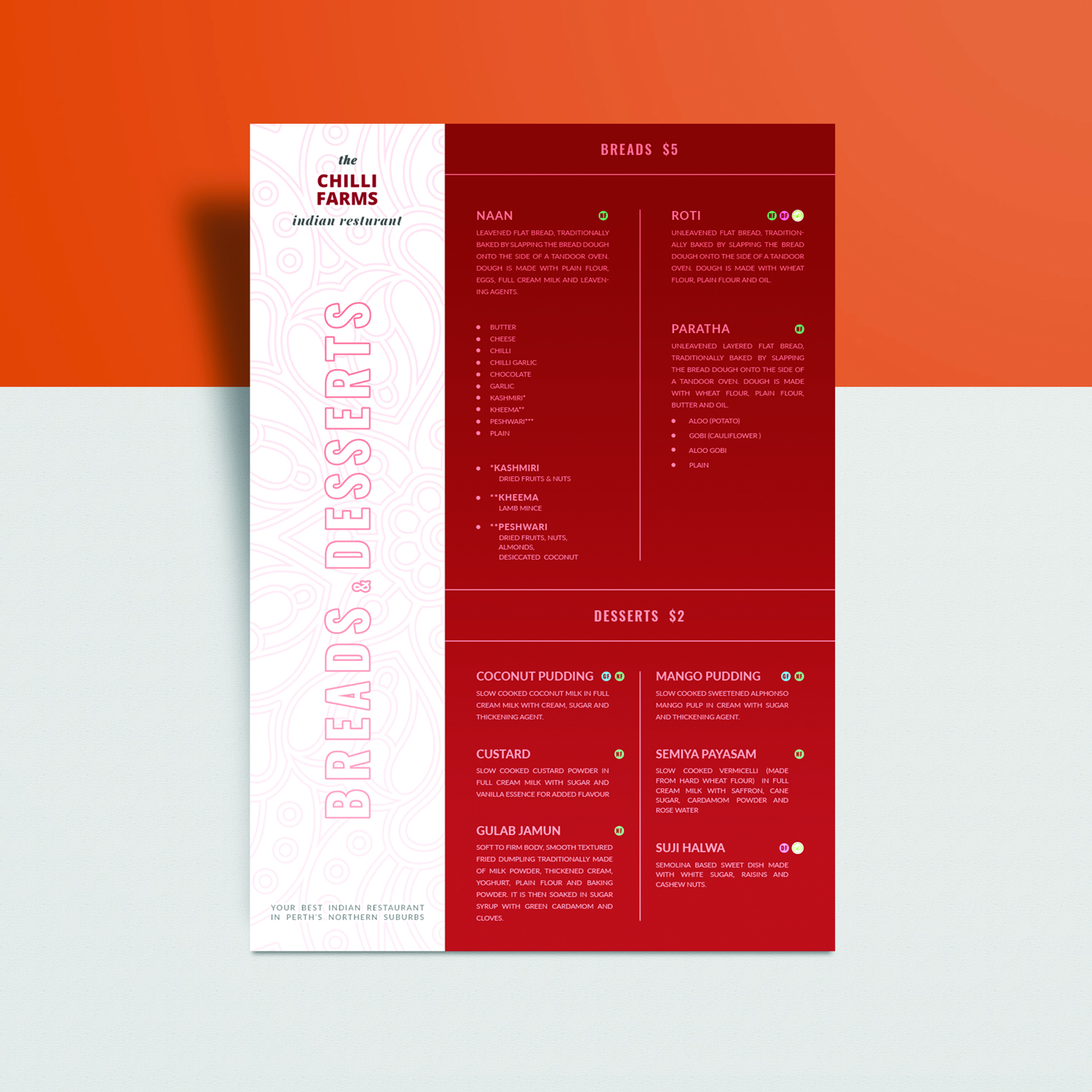 Diseño de Menú por Azmat-ullah para este proyecto | Diseño #20868583