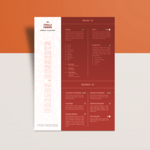 Menu Design by Azmat-ullah for this project | Design: #20868583
