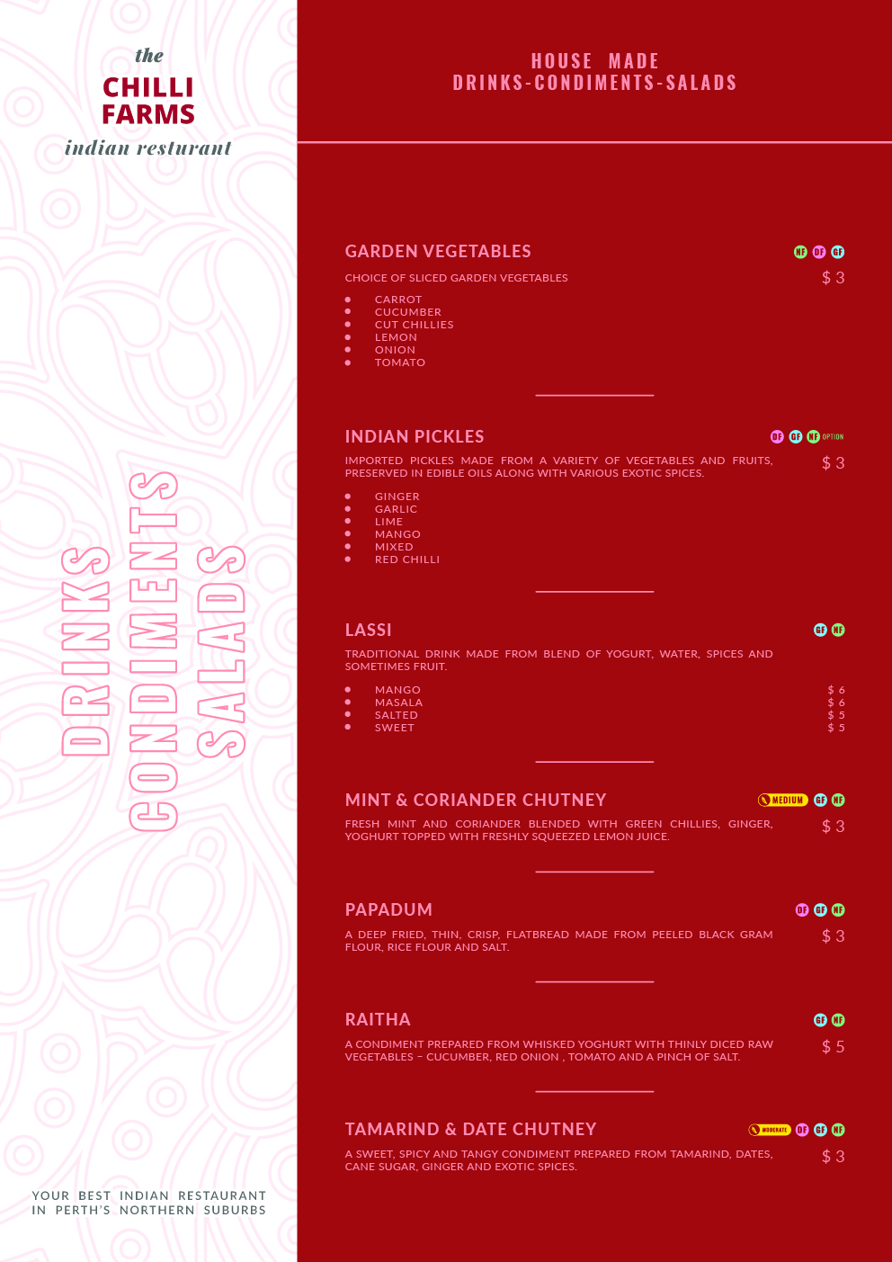 Diseño de Menú por Azmat-ullah para este proyecto | Diseño #20868765