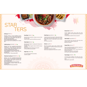 Menu Design by Manuel.V