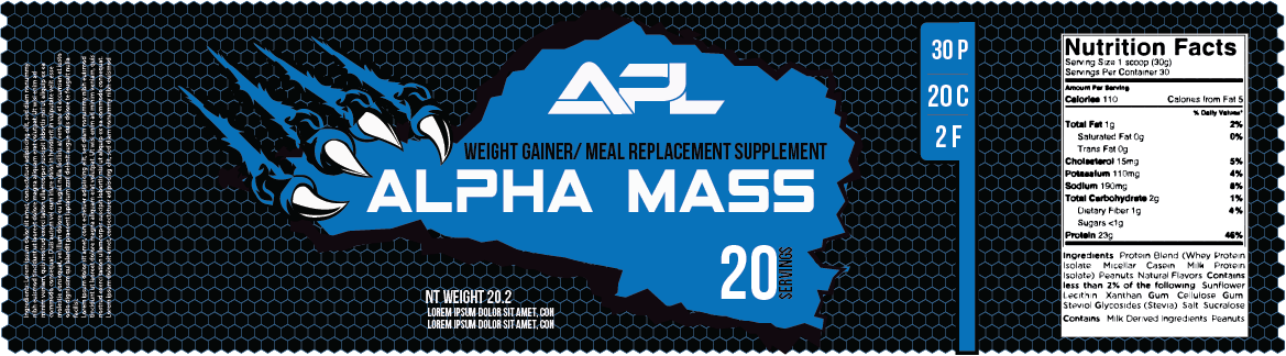 Verpackungs-Design von alyssadephillips 2 für S.A.Protein.S.A.S | Design #20903833