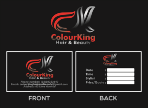 Logo Design by hernawanrere for ColourKing Hair & Beauty  | Design: #20816795