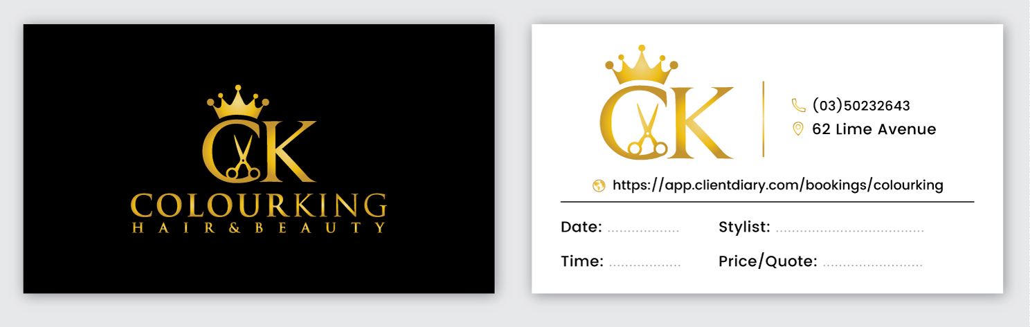 Logo Design by marktirumph555 for ColourKing Hair & Beauty  | Design: #20839572