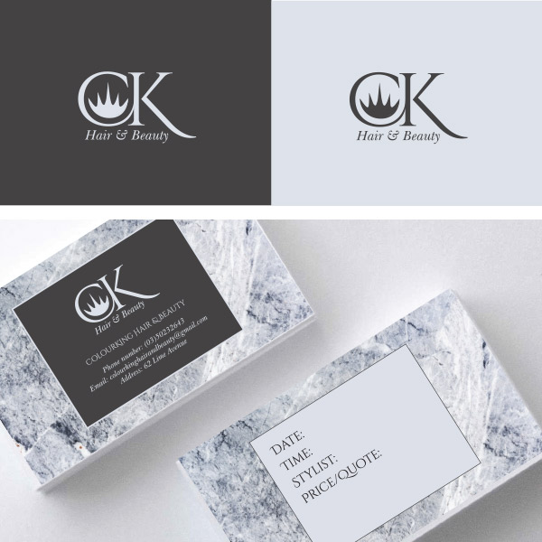 Logo Design by CC Creative Design for ColourKing Hair & Beauty  | Design #20818756