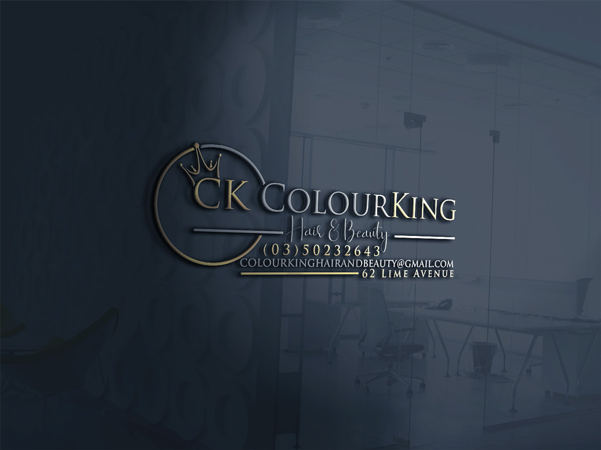 Logo Design by arena plip for ColourKing Hair & Beauty  | Design #20817172