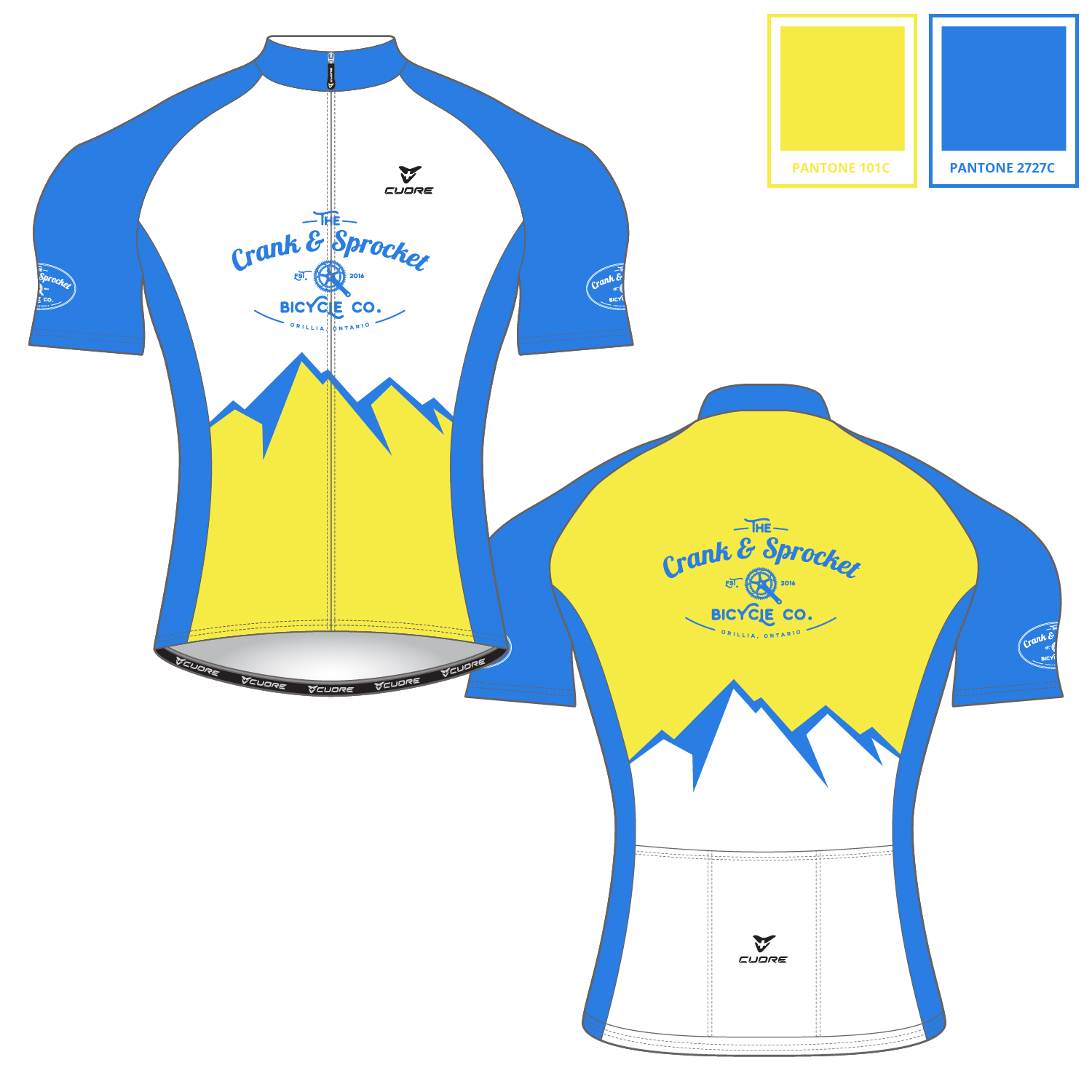Apparel Design by claudia_alsom for The Crank & Sprocket Bicycle Co. | Design #20894139
