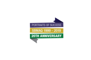 Portraits of Success  SBMAQ 1999 - 2019 20th Anniversary | Logo Design by jaime.sp