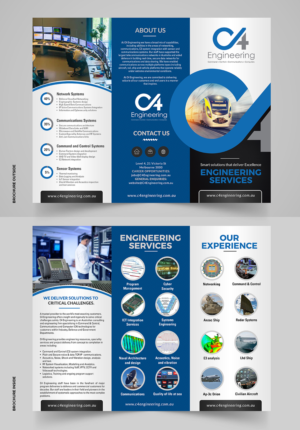 C4 Engineering Rail Sector Brochure | Design de Flyer par SAI DESIGNS