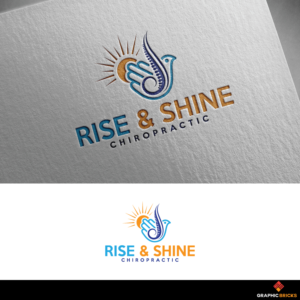 Rise &  Shine Chiropractic | Logo Design by Graphic Bricks
