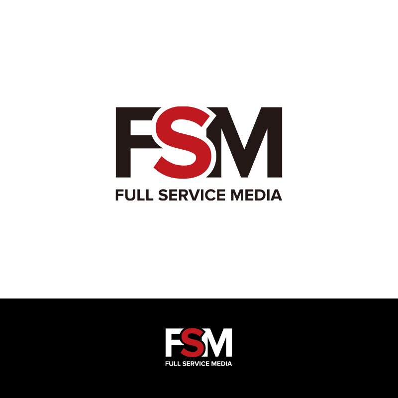 Logo Design by ONW for Full Service Media  | Design: #3074930
