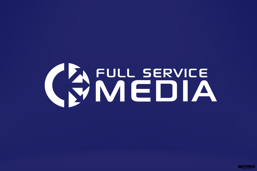 Logo Design by Bonaro Designs for Full Service Media  | Design #2983156